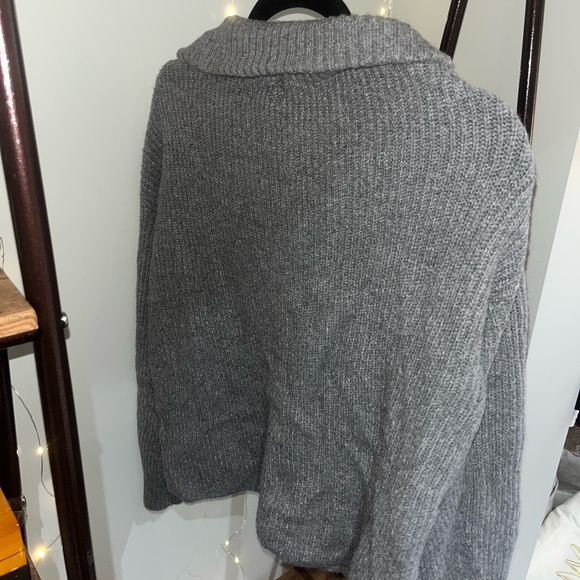 OLD NAVY Grey 1/4 Zip Sweater S - Picture 2 of 2